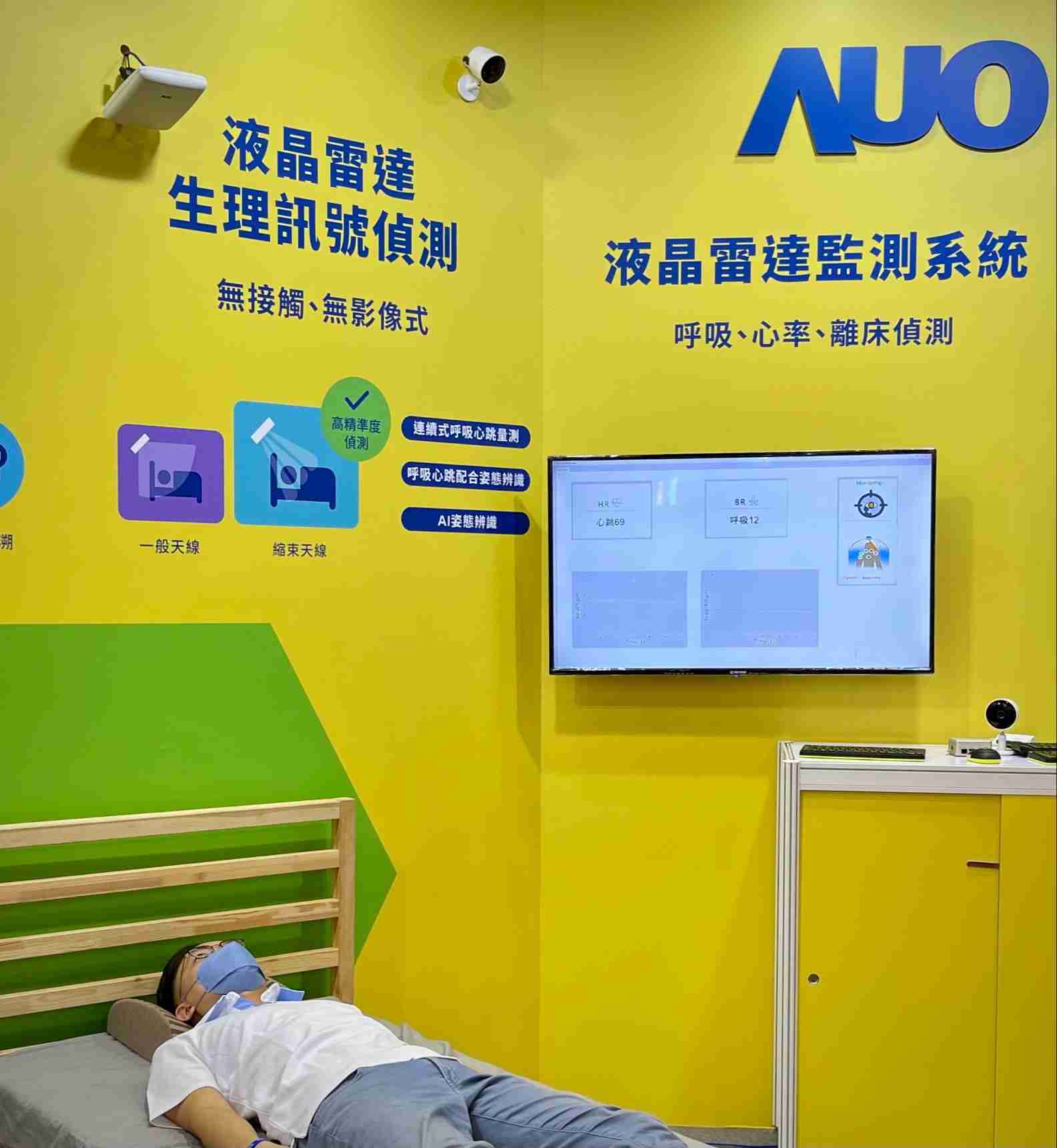 菠菜论坛颐康「无接触生理监测雷达」，，，免除传统线路与贴片束缚，，，，精准侦测呼吸、、、心跳等重要生理讯号