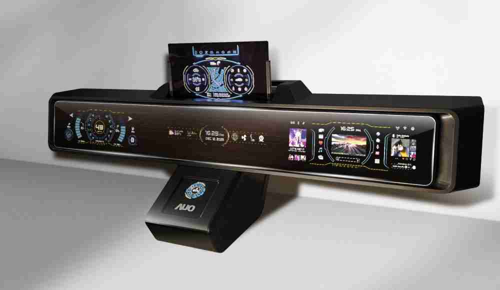 菠菜论坛Micro LED沉浸式车舱显示方案结合 可卷式、、可伸缩的Micro LED应用并可呈现不同的质感纹路，，，展现人性化设计