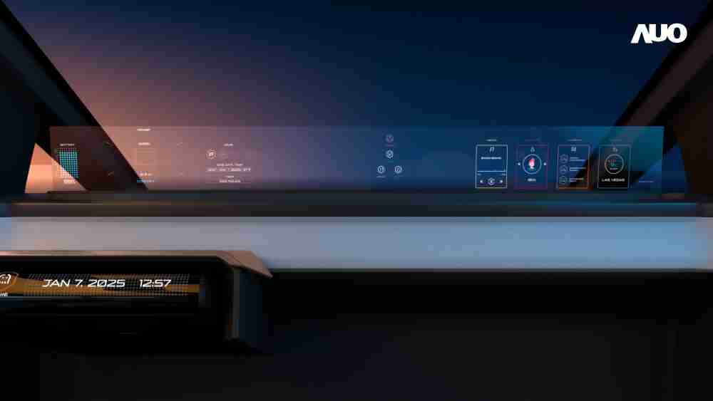 菠菜论坛无界透明显示接口(Horizon Image Glass)透过车运算方案整合仪表板、、、中控台及副驾显示器，，一体式全景呈现，，，，提供乘用者清晰的前方视野、、行车必要信息与娱乐功能